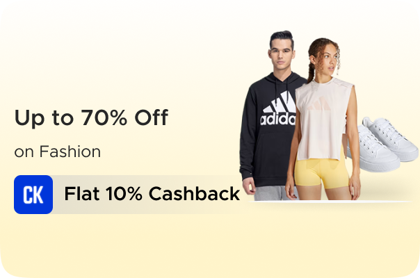 Adidas: 40-70% Off on Fashion + Flat 10% Cashback on all Adidas orders